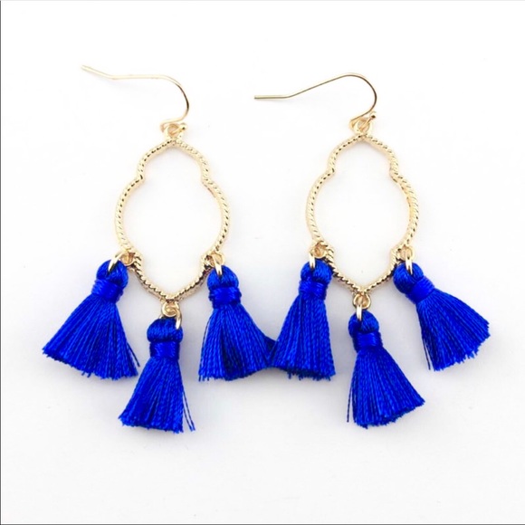 Atelier Sona Jewelry - Tassel Hoop Earrings